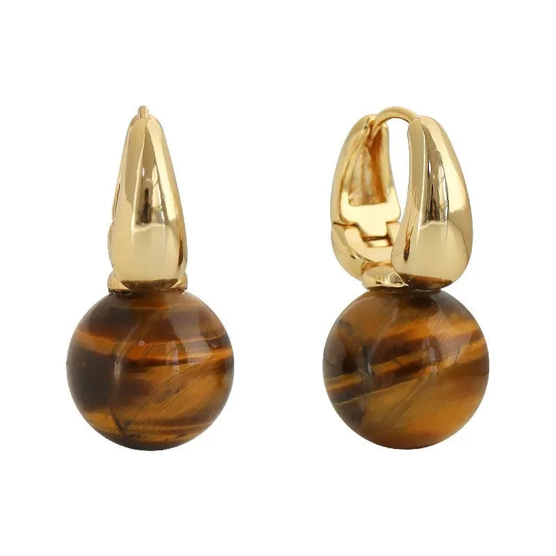 The Tiger-eye Earrings